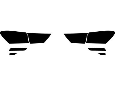 forte (sedan) Precut Tail Light Tint Diagram