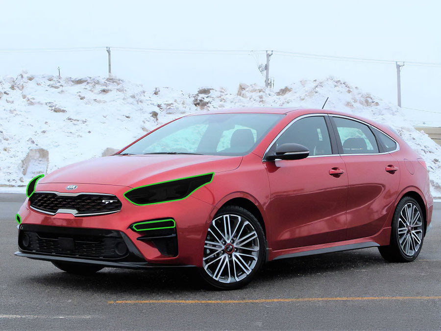 kia forte 5 2020-2020 Headlight Tint Location