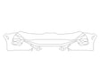 k5 3M Clear Bra Bumper Precut PPF Diagram