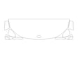 k5 Avery Dennison Clear Bra Hood Precut PPF Diagram