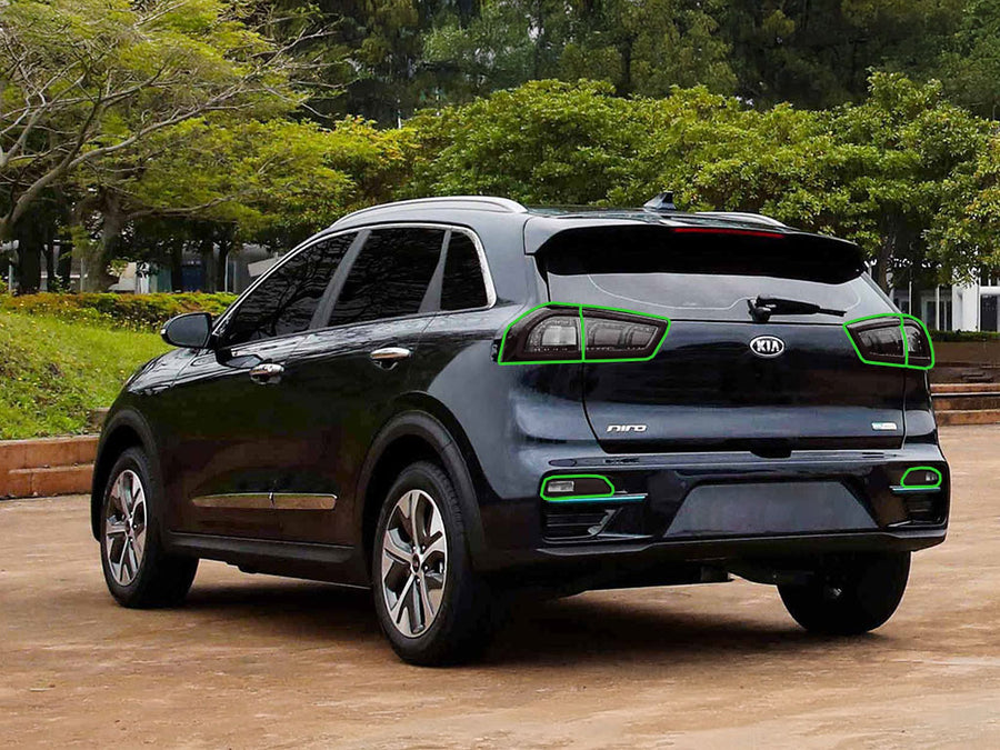 niro Tail Light Tint Installation Points