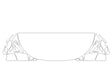 niro 3M Clear Bra Hood Precut PPF Diagram