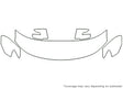 optima Avery Dennison Clear Bra Hood Precut PPF Diagram