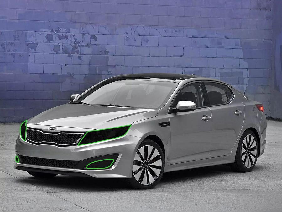 kia optima 2009-2010 Headlight Tint Location