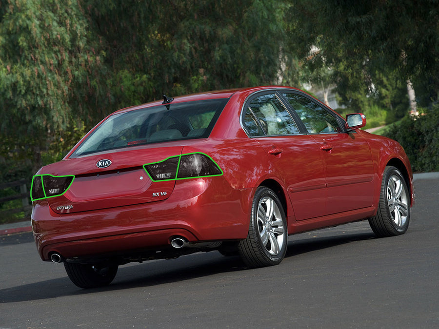 optima Tail Light Tint Installation Points