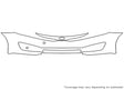 optima 3M Clear Bra Bumper Precut PPF Diagram