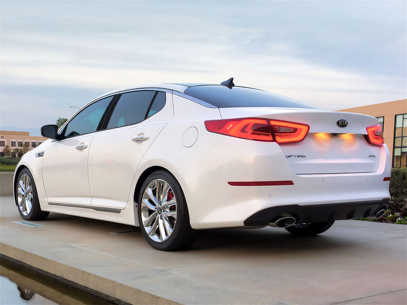 kia optima 2011-2015 Brushed Aluminum Black Pillar Trim