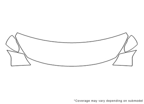 optima 3M Clear Bra Hood Precut PPF Diagram