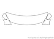 optima Avery Dennison Clear Bra Hood Precut PPF Diagram