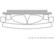 optima Avery Dennison Clear Bra Door Cup Precut PPF Diagram