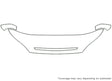 rio 3M Clear Bra Hood Precut PPF Diagram