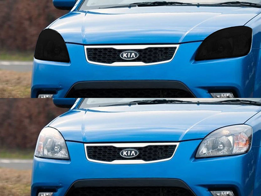 kia rio 2004-2005 Headlight Tint Appearance