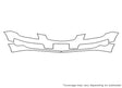 rio 3M Clear Bra Bumper Precut PPF Diagram