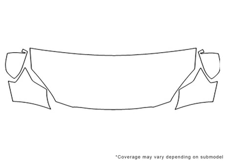 rio 3M Clear Bra Hood Precut PPF Diagram