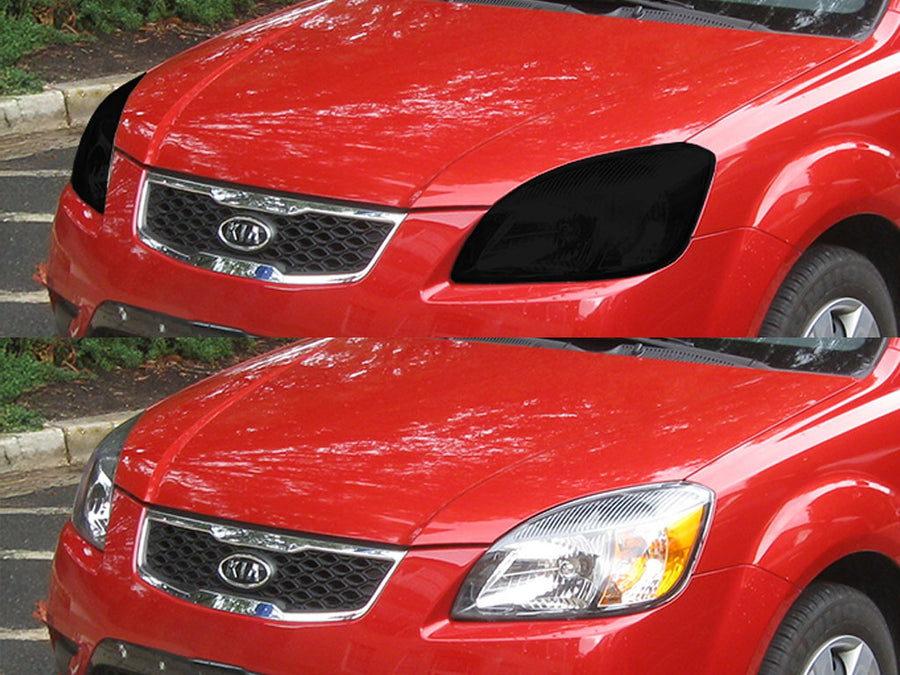 kia rio 2006-2011 Headlight Tint Appearance