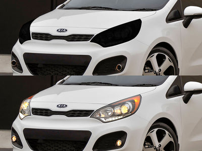 kia rio 2012-2015 Headlight Tint Appearance