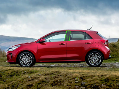 kia rio 2012-2017 (sedan) Pillar Post Trim Installation Location