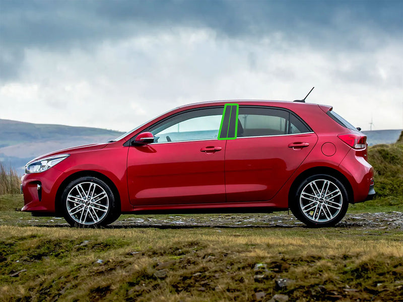 kia rio 2012-2017 (sedan) Pillar Post Trim Installation Location