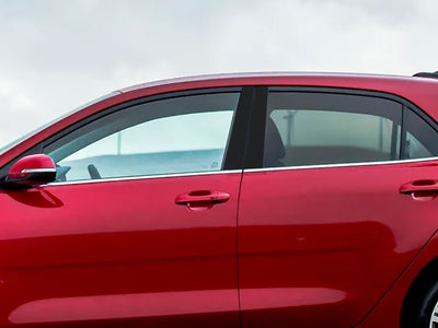 kia rio 2012-2017 (sedan) Gloss Black Pillar Cover Diagram