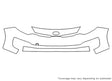 rio 3M Clear Bra Bumper Precut PPF Diagram