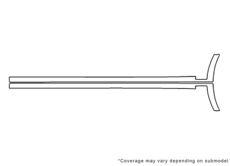 rio Avery Dennison Clear Bra Door Cup Precut PPF Diagram