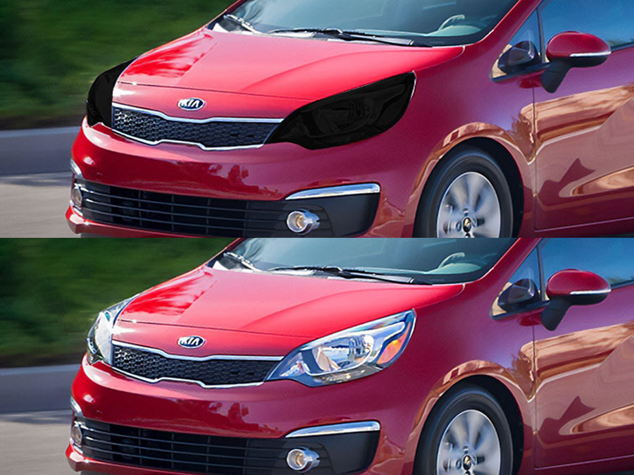 kia rio 2016-2017 Headlight Tint Appearance