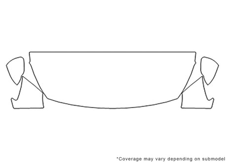 rio 3M Clear Bra Hood Precut PPF Diagram