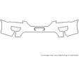 rondo 3M Clear Bra Bumper Precut PPF Diagram
