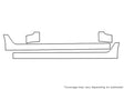 rondo Avery Dennison Clear Bra Door Cup Precut PPF Diagram