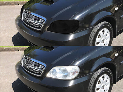 kia sedona 2002-2005 Headlight Tint Appearance