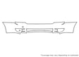 sedona 3M Clear Bra Bumper Precut PPF Diagram