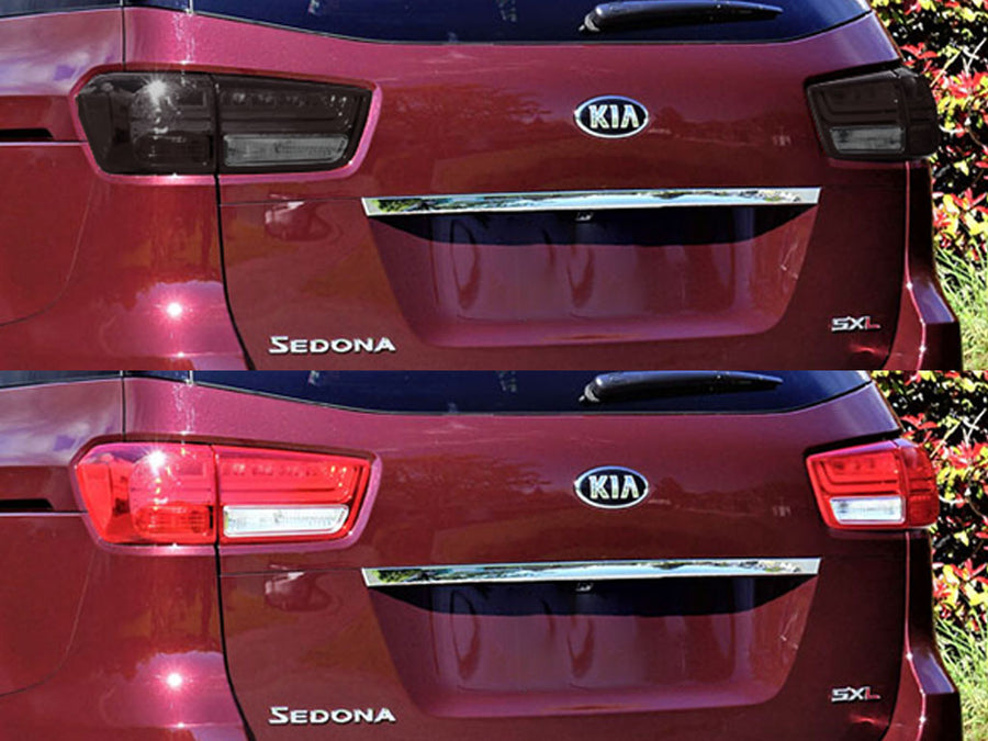 sedona Before and After Smoked Taillights