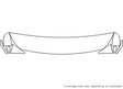 sedona Avery Dennison Clear Bra Hood Precut PPF Diagram