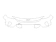seltos 3M Clear Bra Bumper Precut PPF Diagram