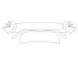 seltos Avery Dennison Clear Bra Door Cup Precut PPF Diagram
