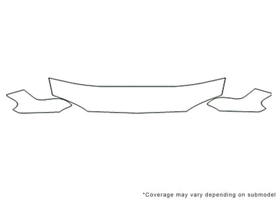sephia 3M Clear Bra Hood Precut PPF Diagram