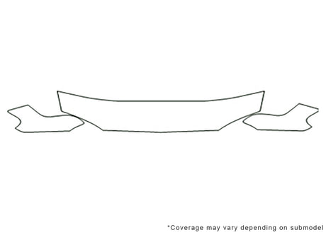 sephia Avery Dennison Clear Bra Hood Precut PPF Diagram