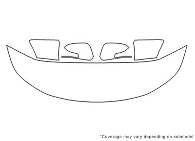 sorento 3M Clear Bra Hood Precut PPF Diagram