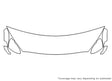 sorento Avery Dennison Clear Bra Hood Precut PPF Diagram