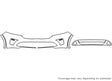 sorento 3M Clear Bra Bumper Precut PPF Diagram