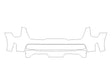 sorento Avery Dennison Clear Bra Bumper Precut PPF Diagram
