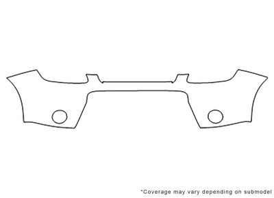 soul 3M Clear Bra Bumper Precut PPF Diagram