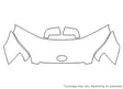 soul Avery Dennison Clear Bra Hood Precut PPF Diagram