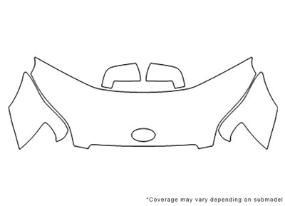 soul Avery Dennison Clear Bra Hood Precut PPF Diagram