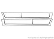 soul 3M Clear Bra Door Cup Precut PPF Diagram