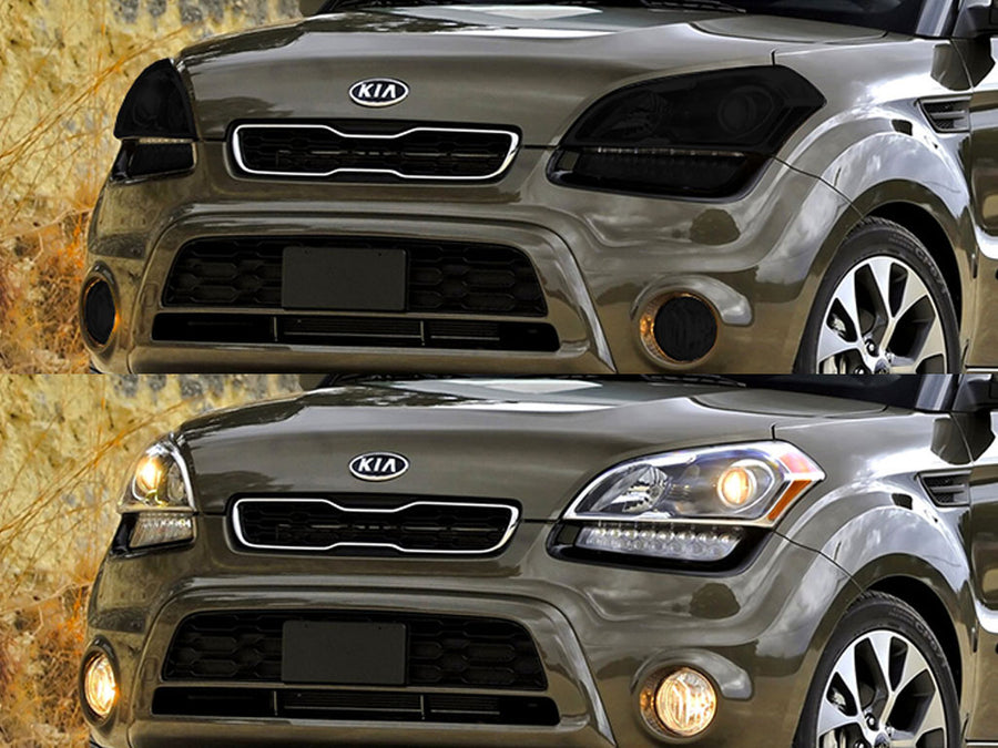 kia soul 2010-2011 Headlight Tint Appearance
