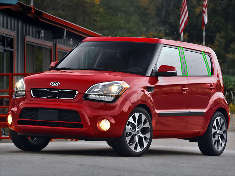 kia soul 2010-2013 Pillar Post Trim Installation Location