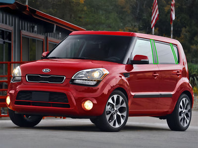 kia soul 2010-2013 Pillar Post Trim Installation Location