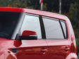 kia soul 2010-2013 Brushed Aluminum Black Pillar Cover Diagram