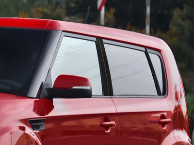 kia soul 2010-2013 Brushed Aluminum Black Pillar Cover Diagram